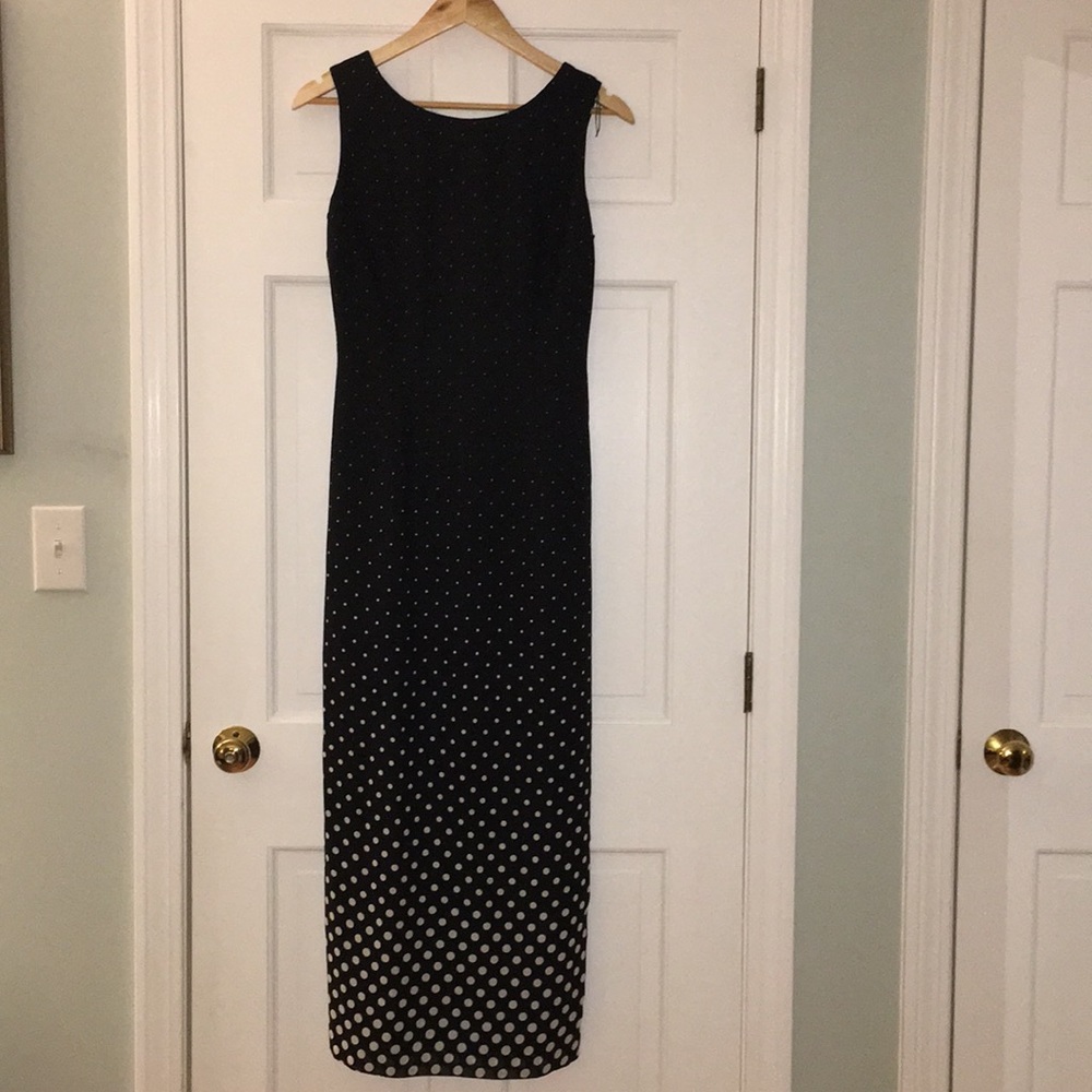 Women's Maggy London polka-dotted maxi dress